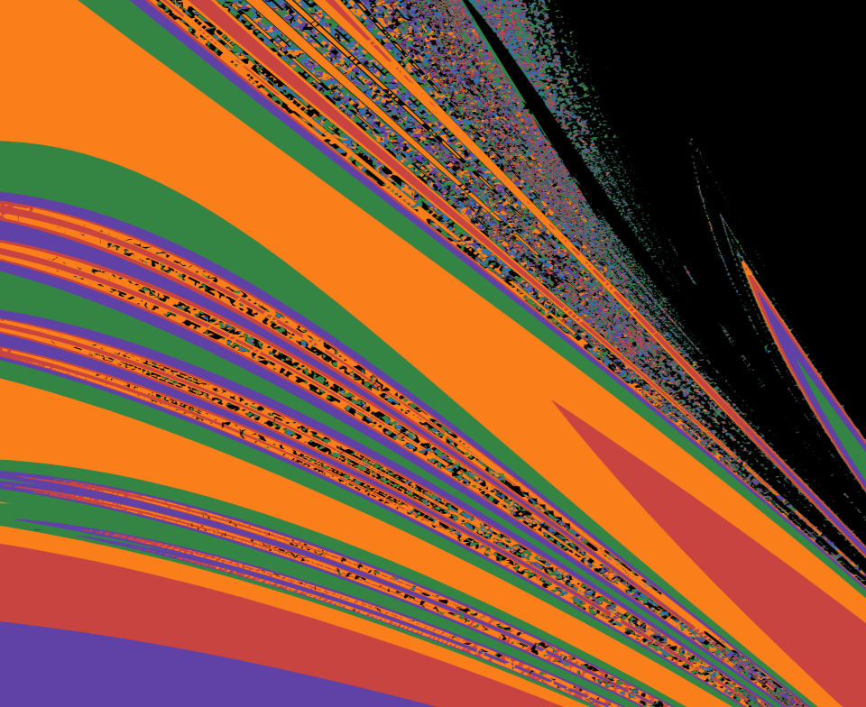 Further zoom revealing parallel stripe bands and micro-fractal textures