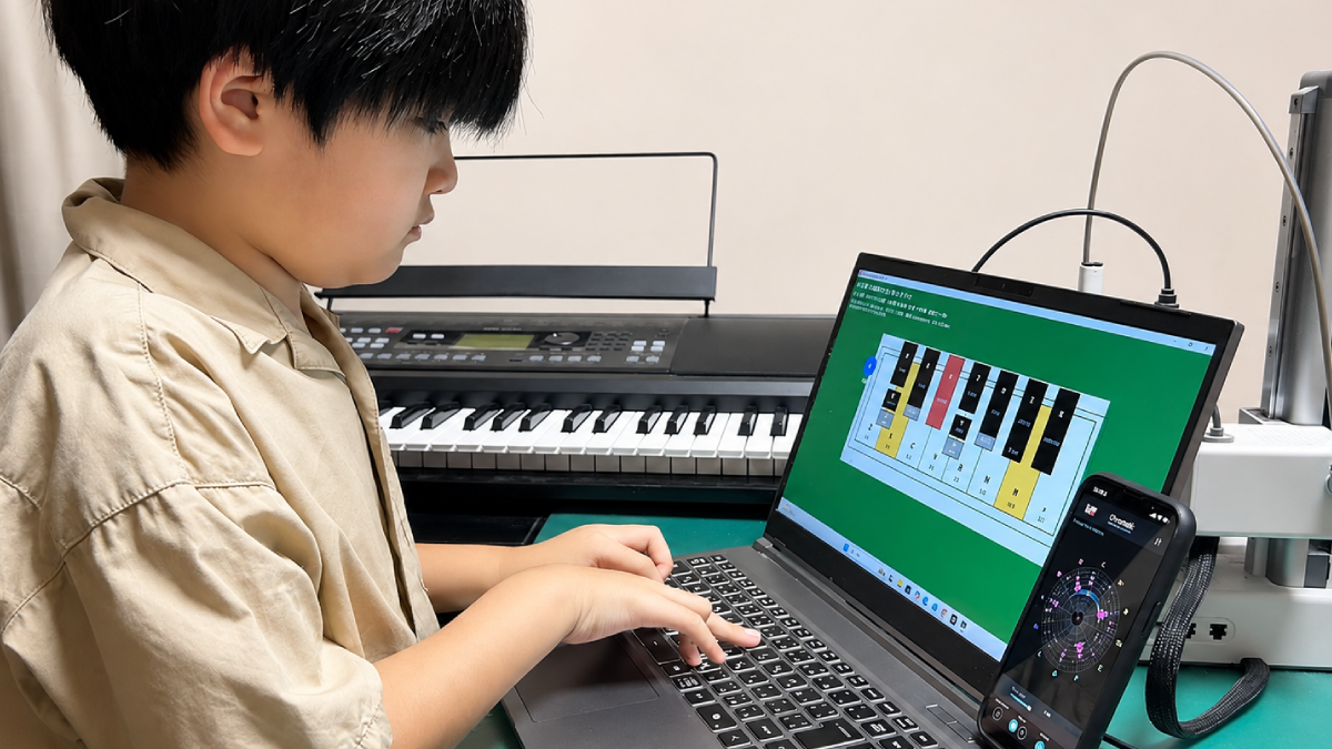 Timbre Design and Performance-Range Expansion in a Python Just-Intonation Keyboard v1.2 Referencing Tanaka Shōhei’s Just-Intonation Organ